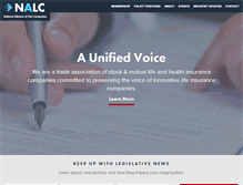 Tablet Screenshot of nalc.net